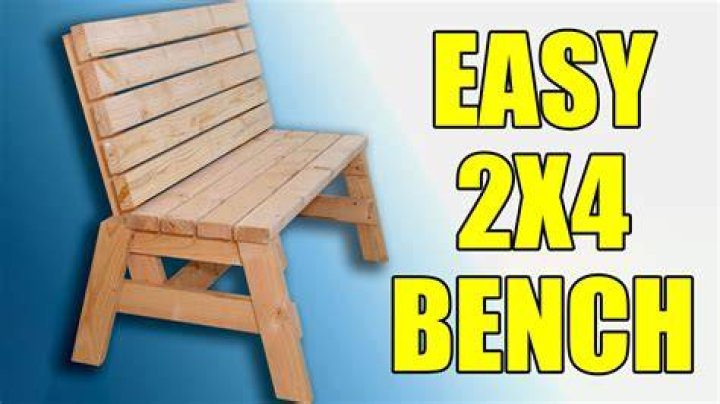 Quick Answer: How Do You Build A 2×4 Bench??